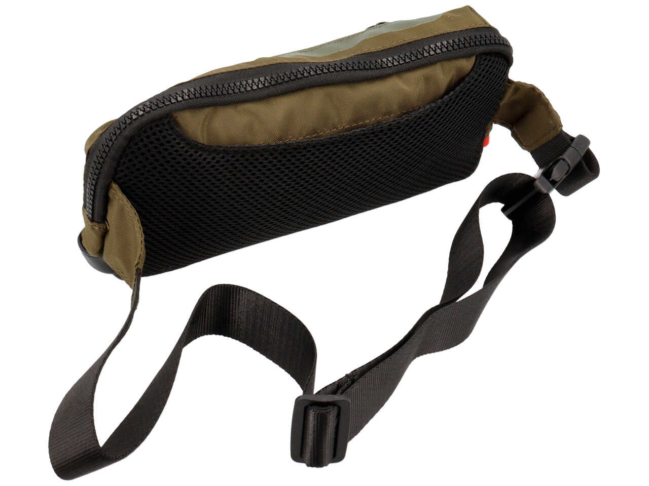 Borsa da uomo b-tech collection marsupio colore verde militare composizione: 100% pelle sintetica