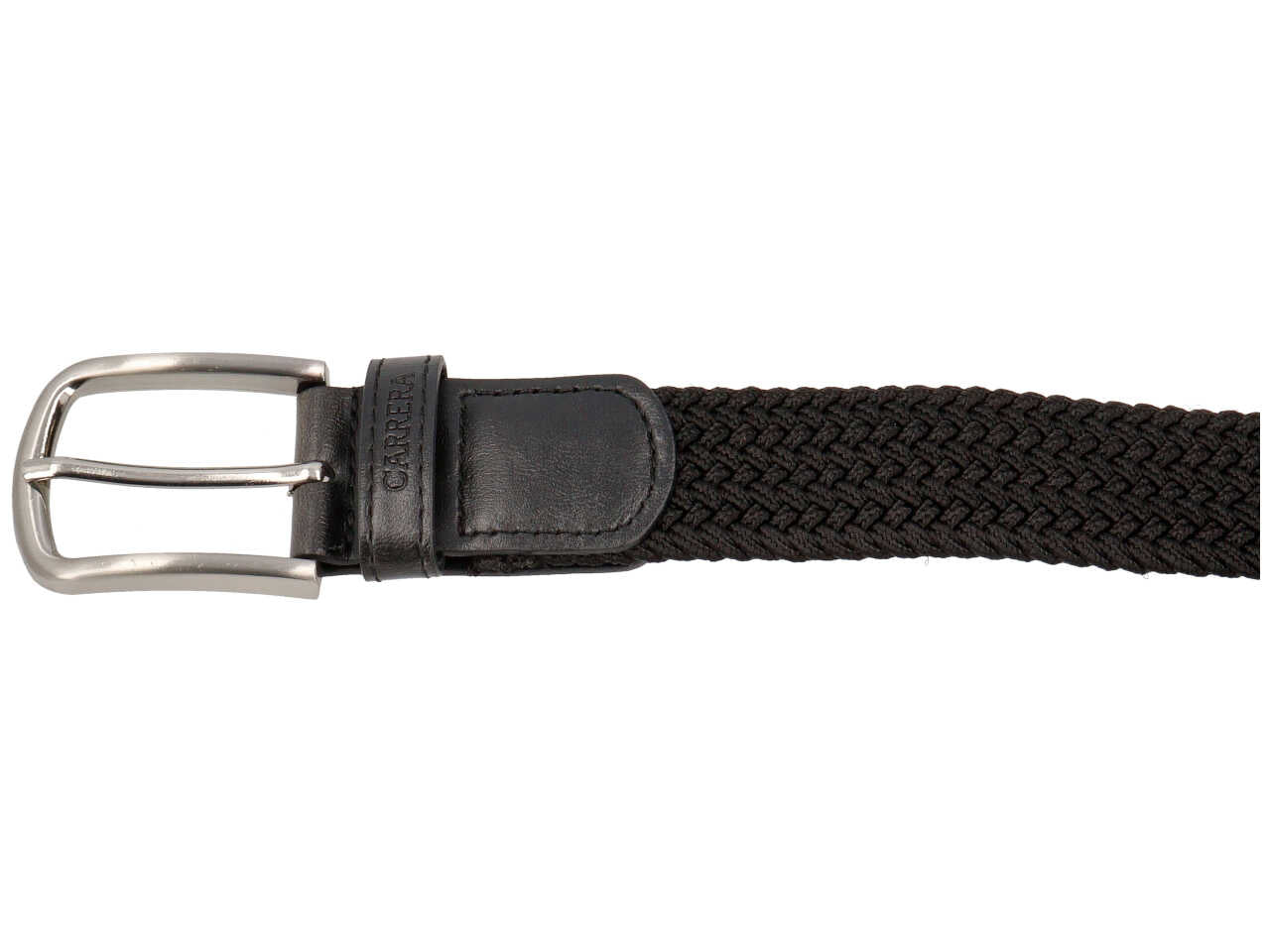 Cintura da uomo colore nero composizione: 80% elastic 20%pelle sintetica