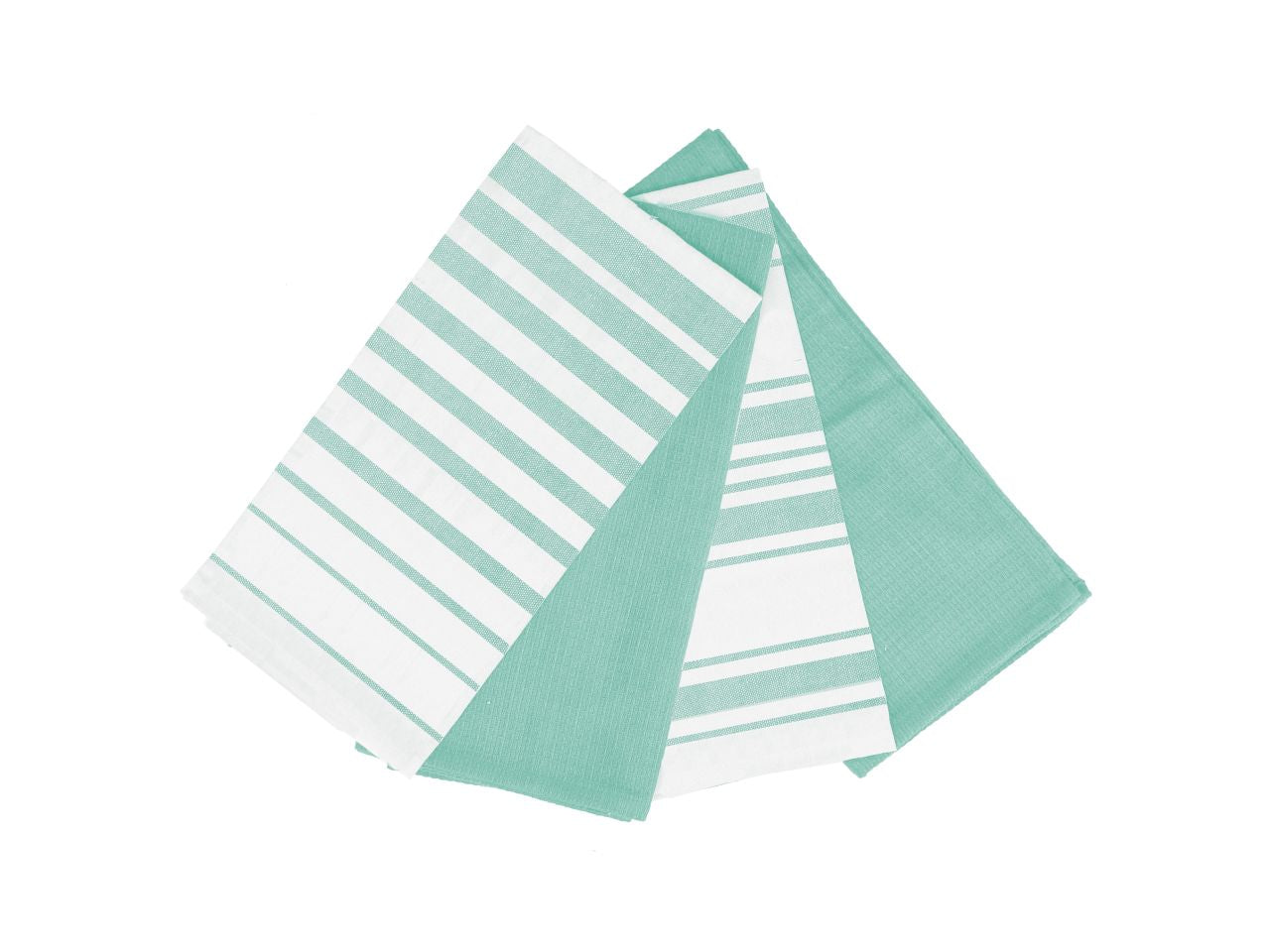 Canovaccio tilde set 4 pezzi colore menta 85% c otone 15% poliestere altre fibre cm50x70
