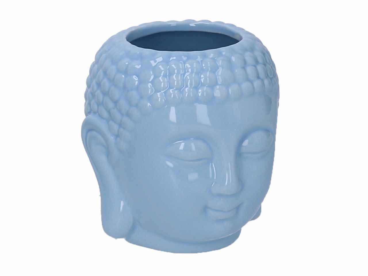 porta vaso ceramica buddha azz.h10,8cm5864670000