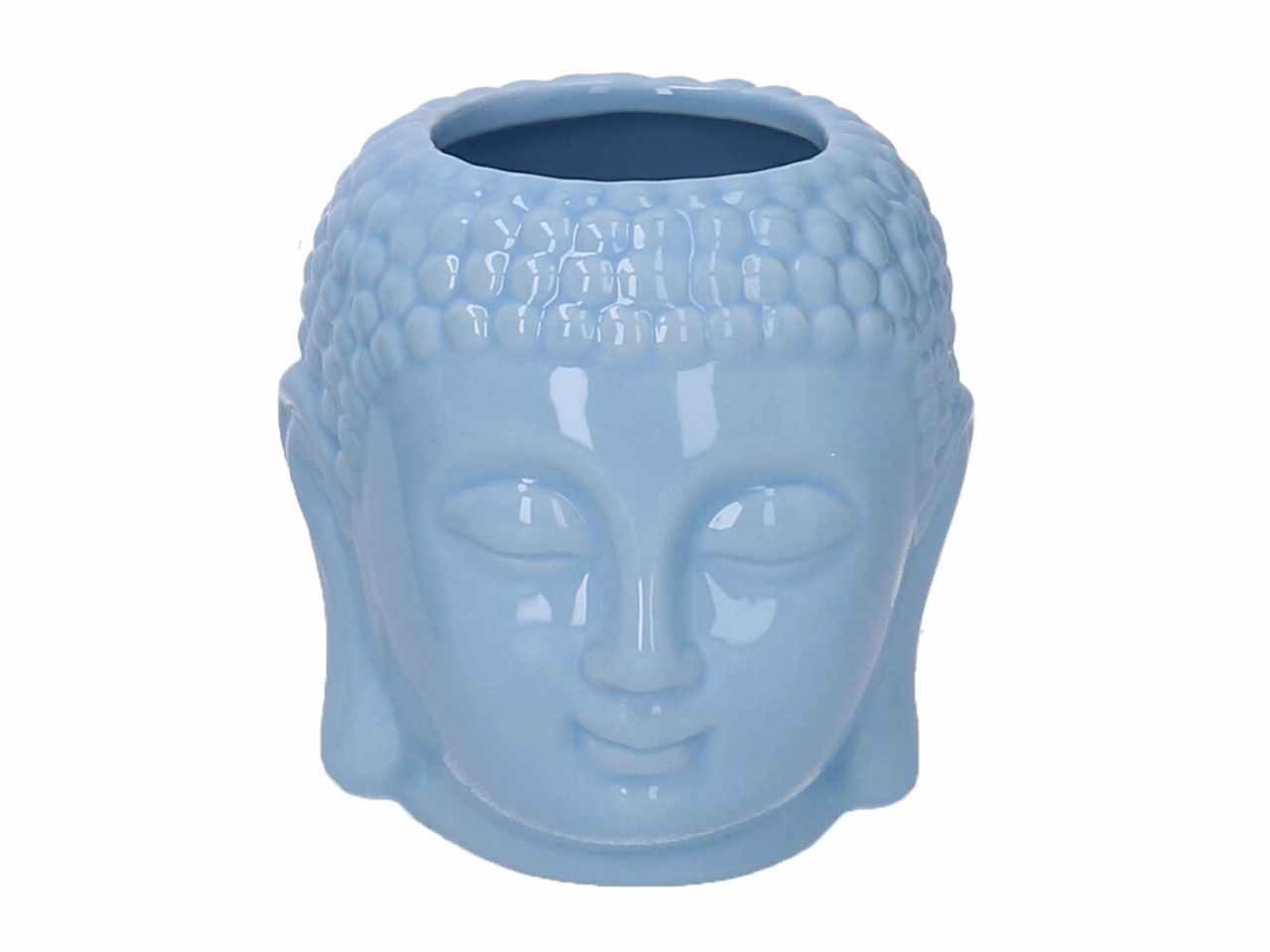 porta vaso ceramica buddha azz.h10,8cm5864670000