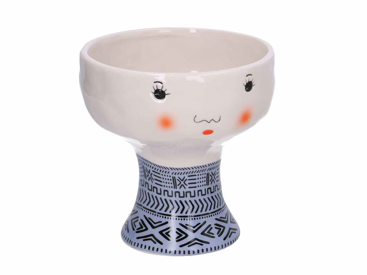 P.vaso cer.viso azzurro h14,1cm 5865750000