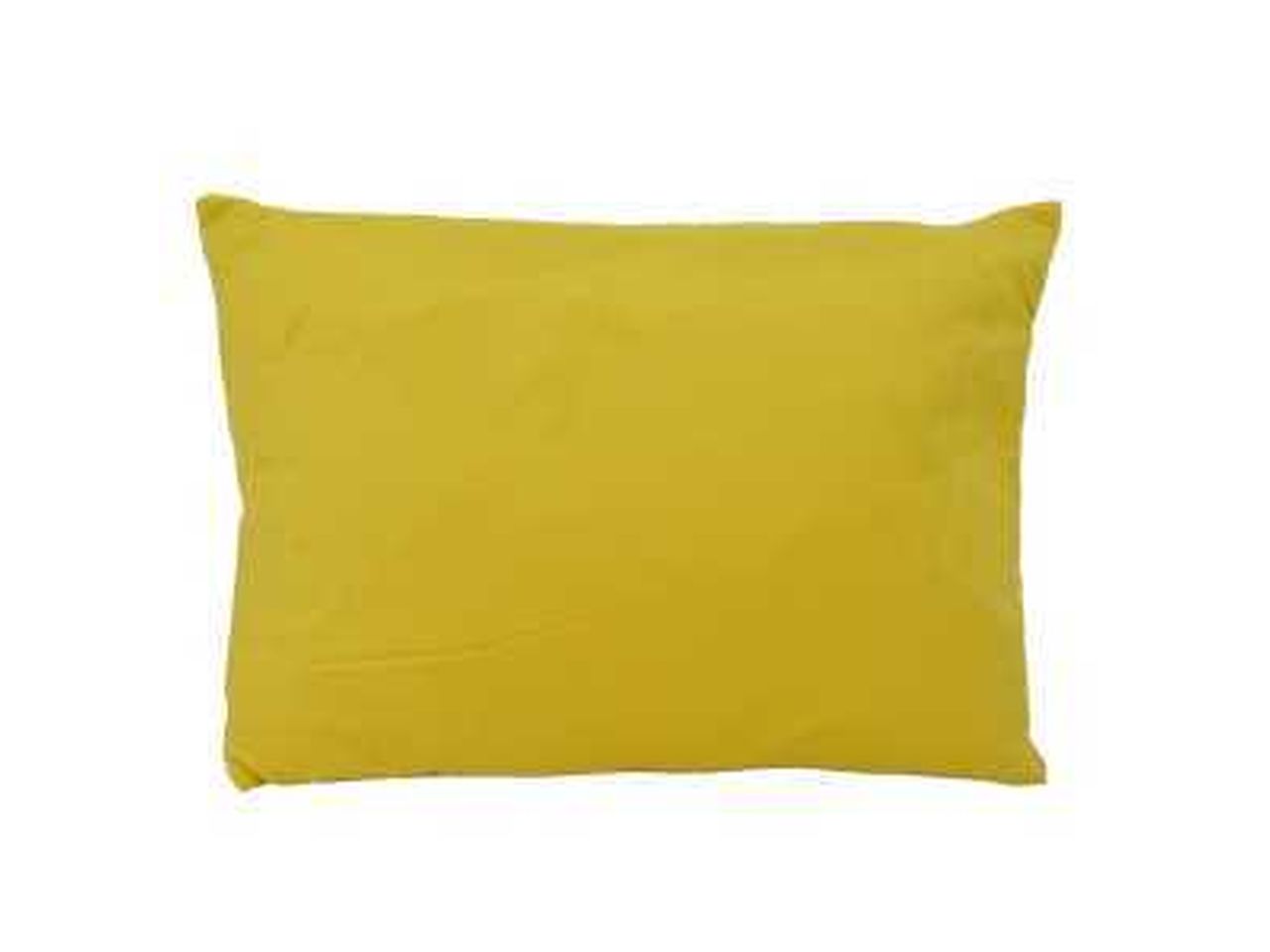 Cuscino in velluto colore giallo rettangolare cm35x50h10