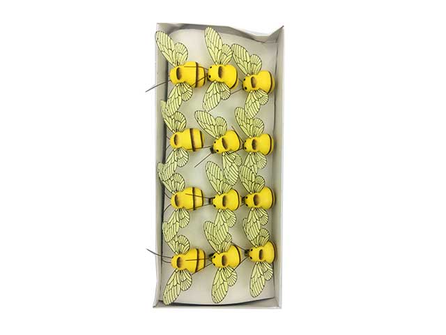 ape gialla 7,5cm 12pz con clip e0172.12a