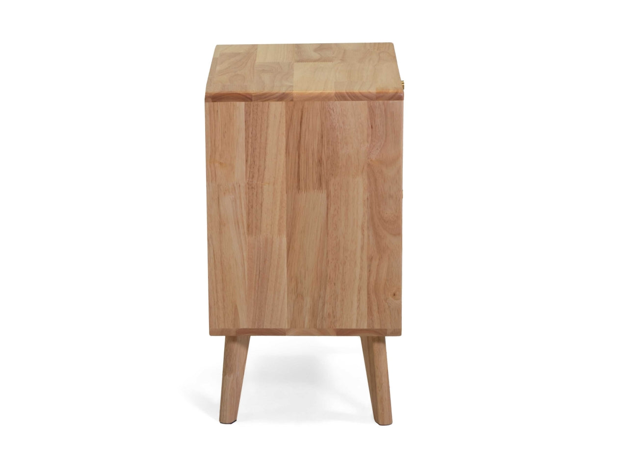 Mobiletto in legno mantra con 2 cassetti colore naturale 40x30xh.54cm