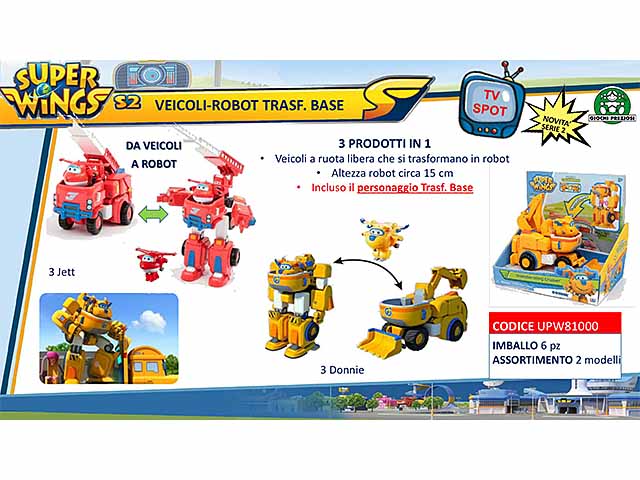 Superwings veicoli-robot tra.s2upw81000 $