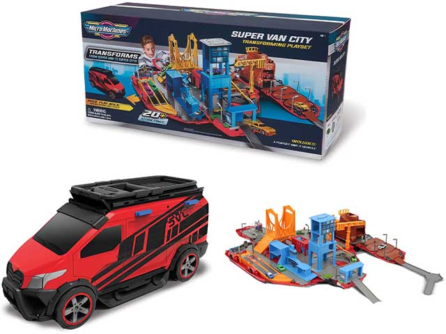 Micro machine supervan + 3 veicoli mcm03000