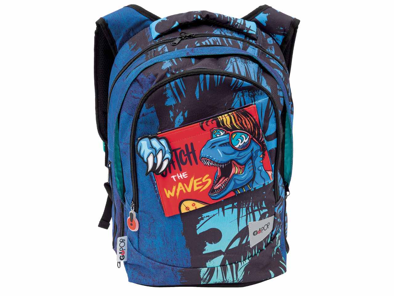 Gopop 2022 zaino estensibile round t-rex new