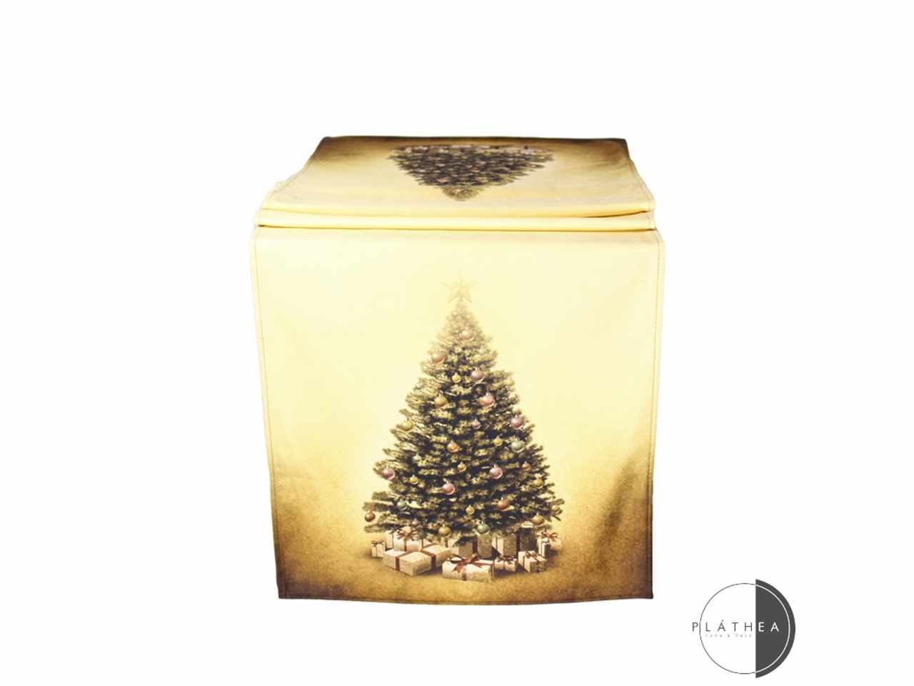 Runner 40x138cm con decorazione alberi velluto