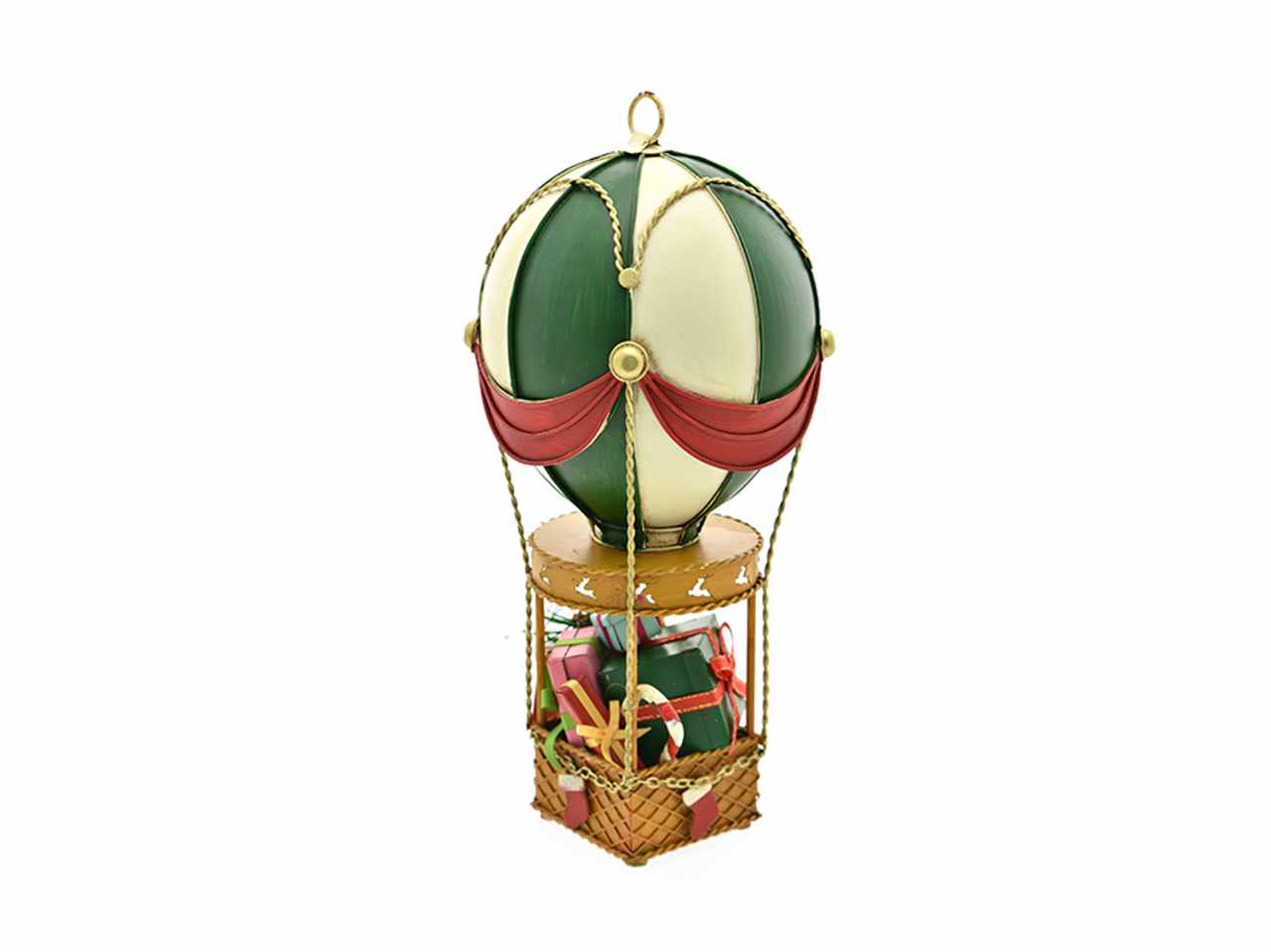 Mongolfiera con decorazione natalizia 28x12,5x12,6