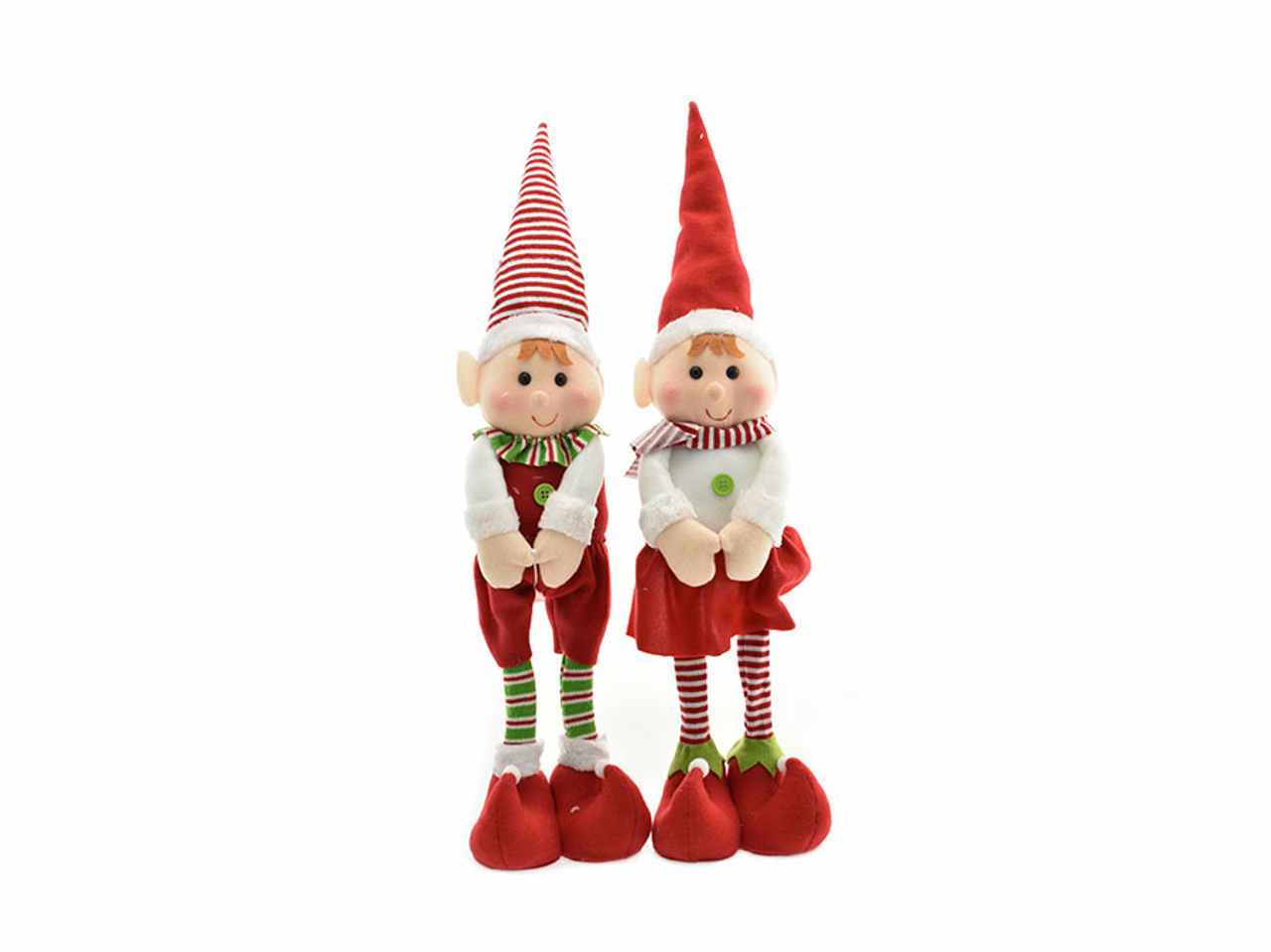Folletto bimbo/bimba 75cm rosso con righe