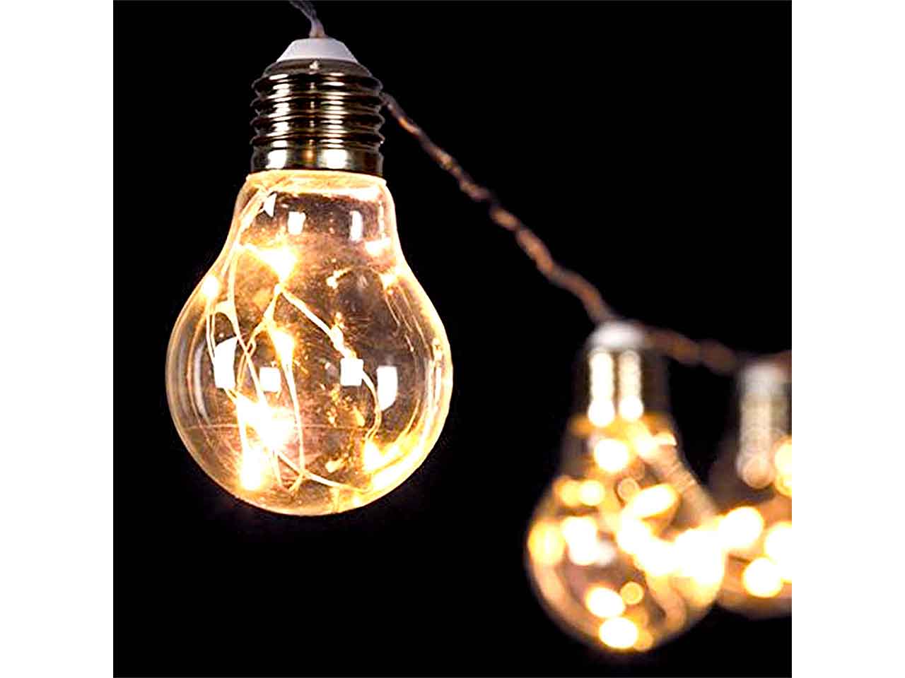 Catena 10lampade b.caldo 5mt u.e.55436