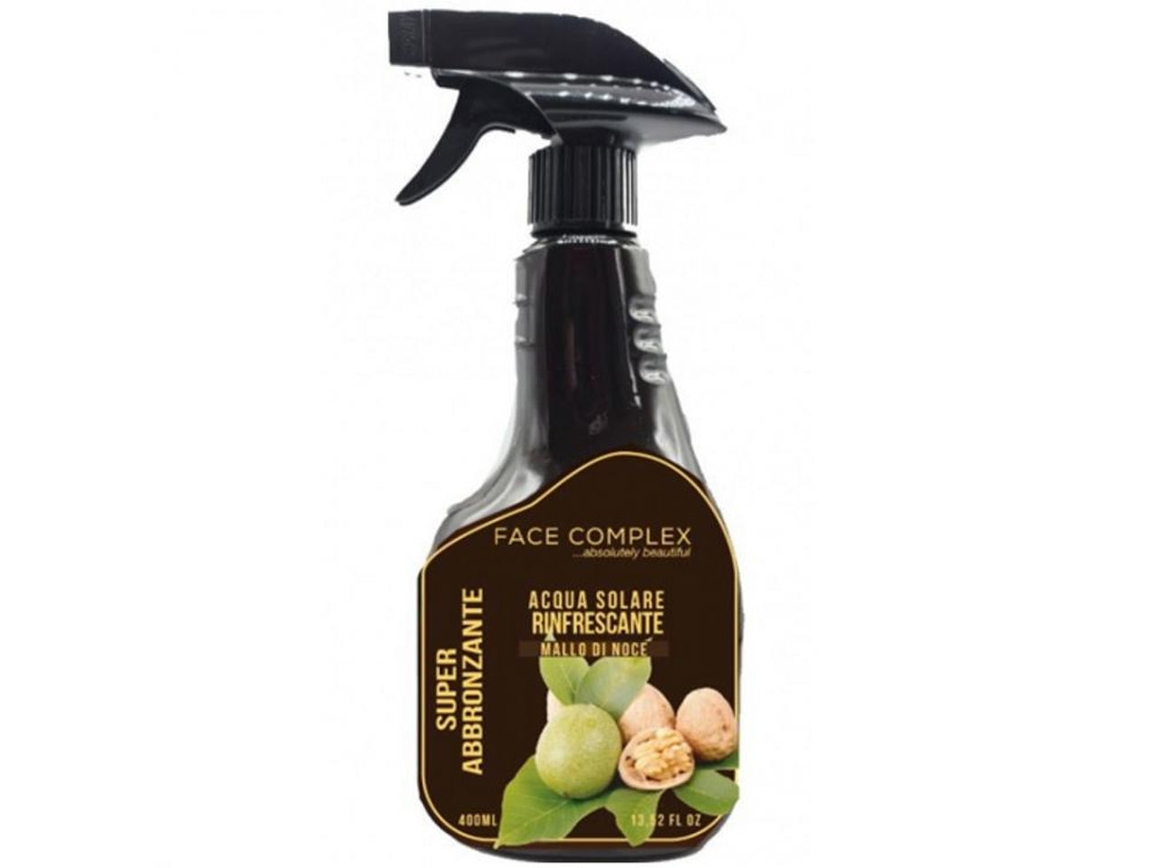 Face complex crema solare acqua superabbronzante al mallo di noce formato da 400ml