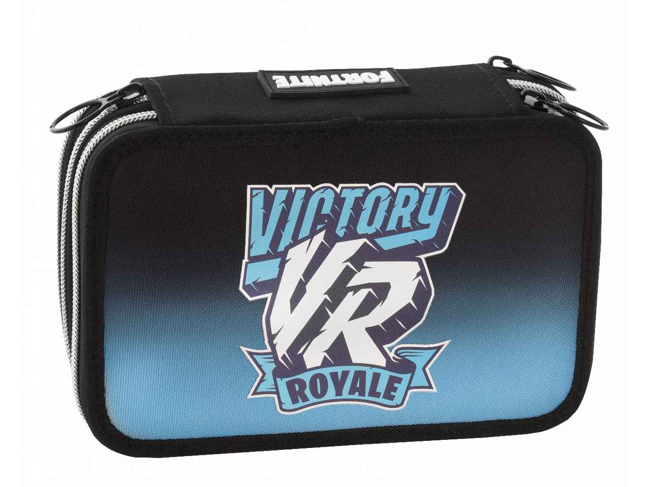 Astuccio corredo 3 zip sporty victory fortnite c/penna frixi