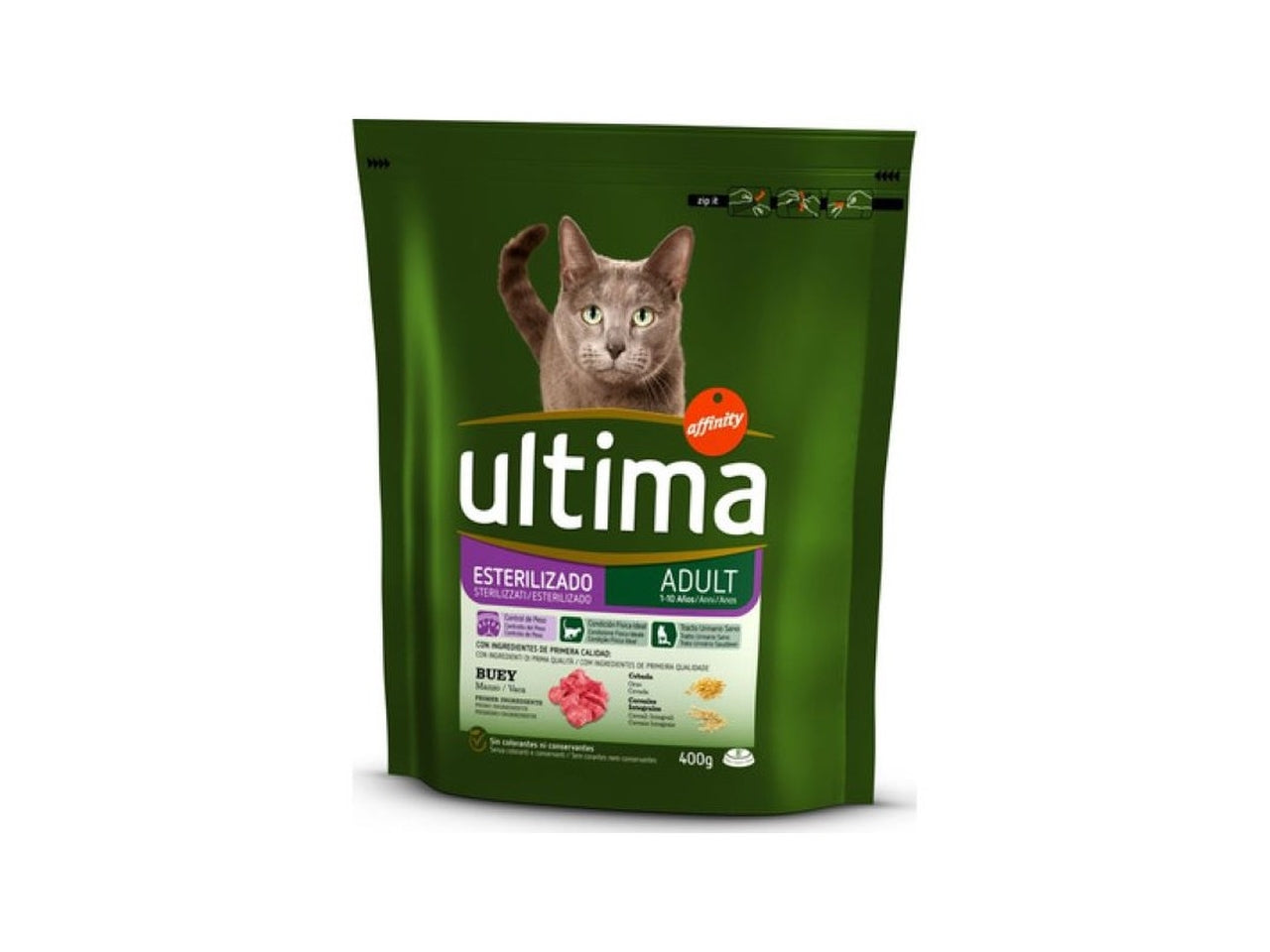 Ultima cat sterlizzato manzo 440 grammi