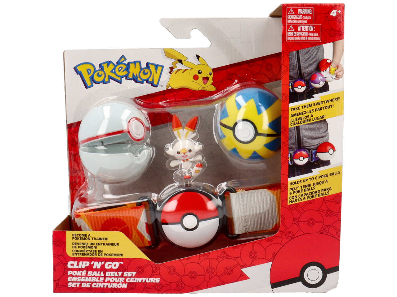 Pokemon pokeball set cintura pk170100