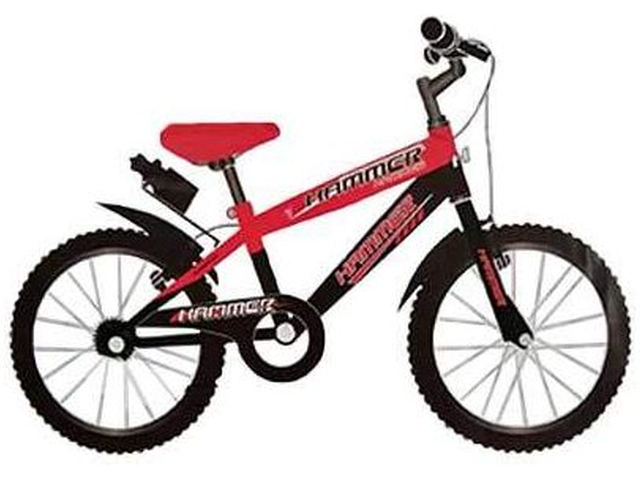 Bici misura 20 hammer nera e rossa