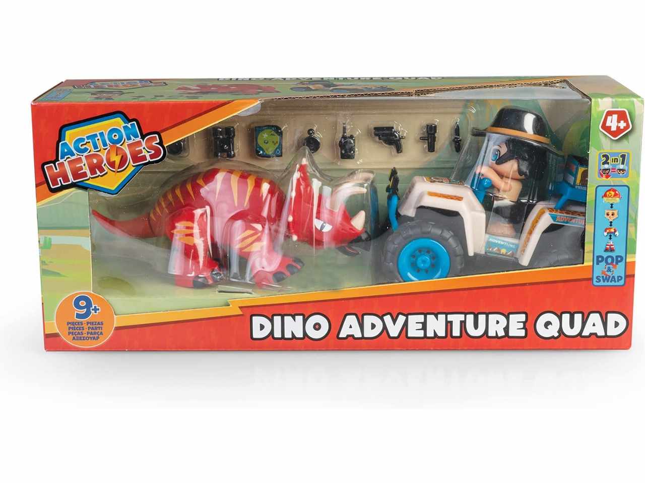 Action heroes dino adventure quad
