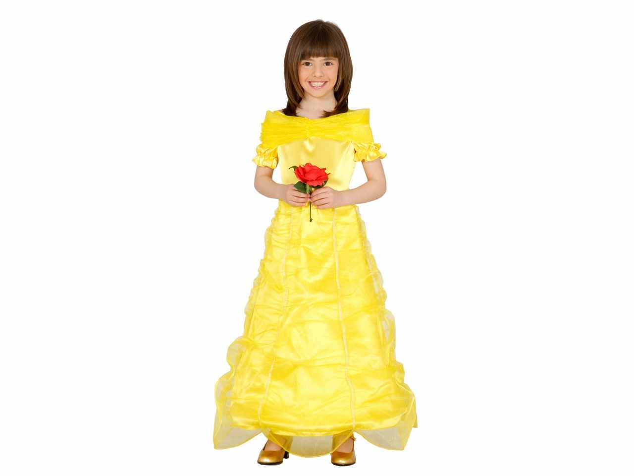 Costume da principessa vestito belle bambina taglia 3-4 anni