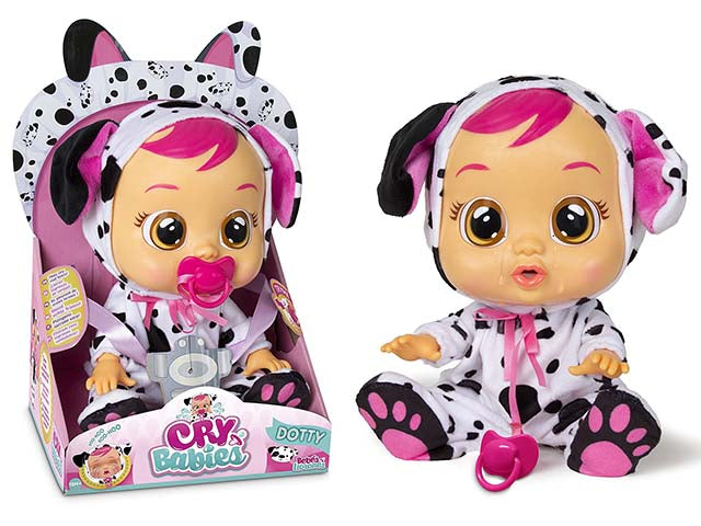 bambola crybabies dotty (dalmata) 96370im