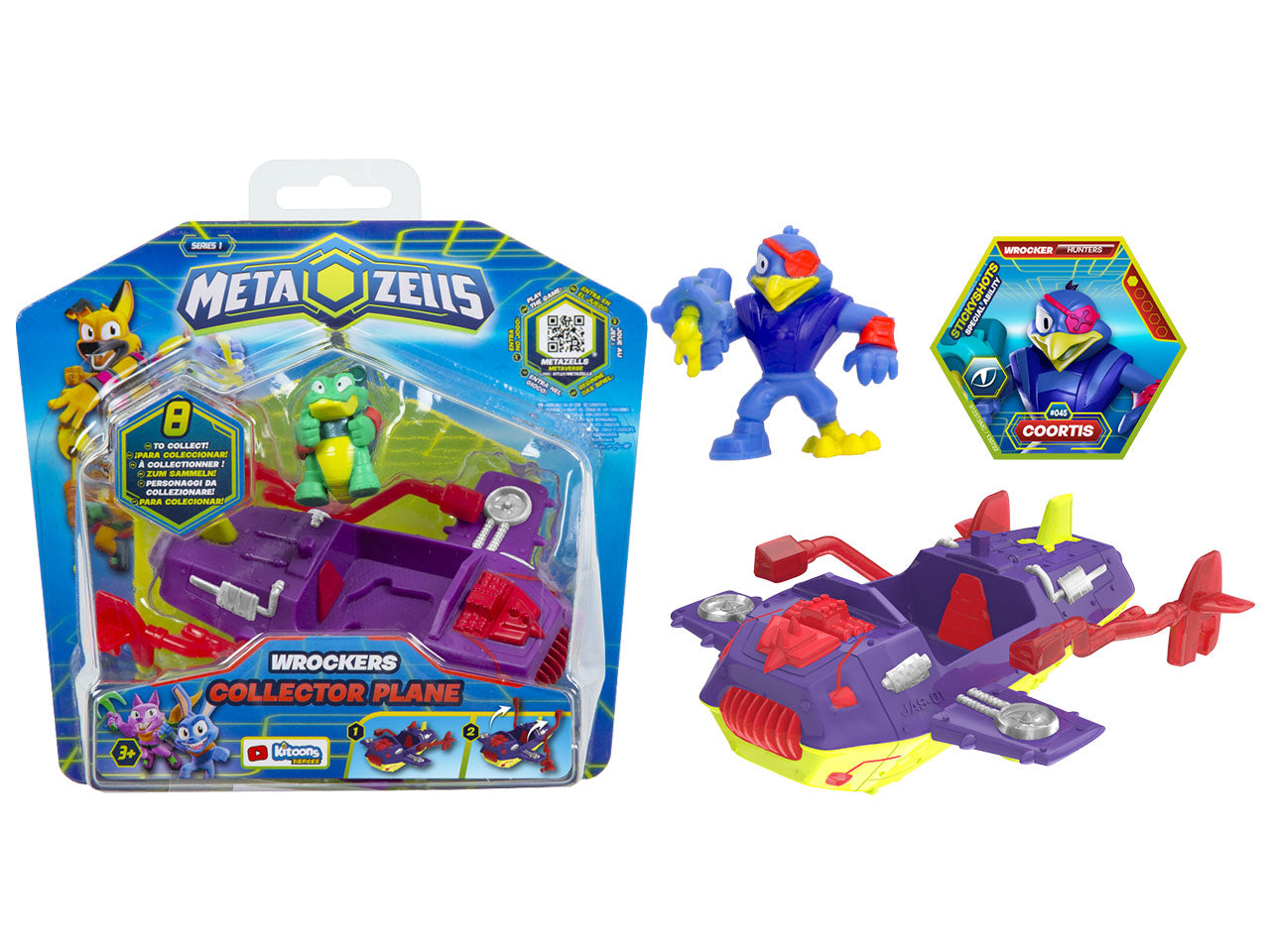 Metazells veicolo aereo da collezione viola