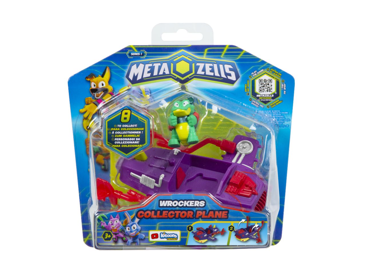 Metazells veicolo aereo da collezione viola