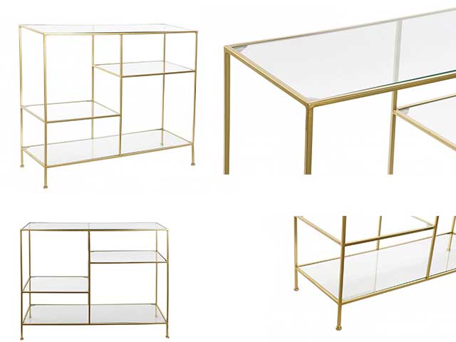 Libreria metallo 90x34x75cm mb-177740