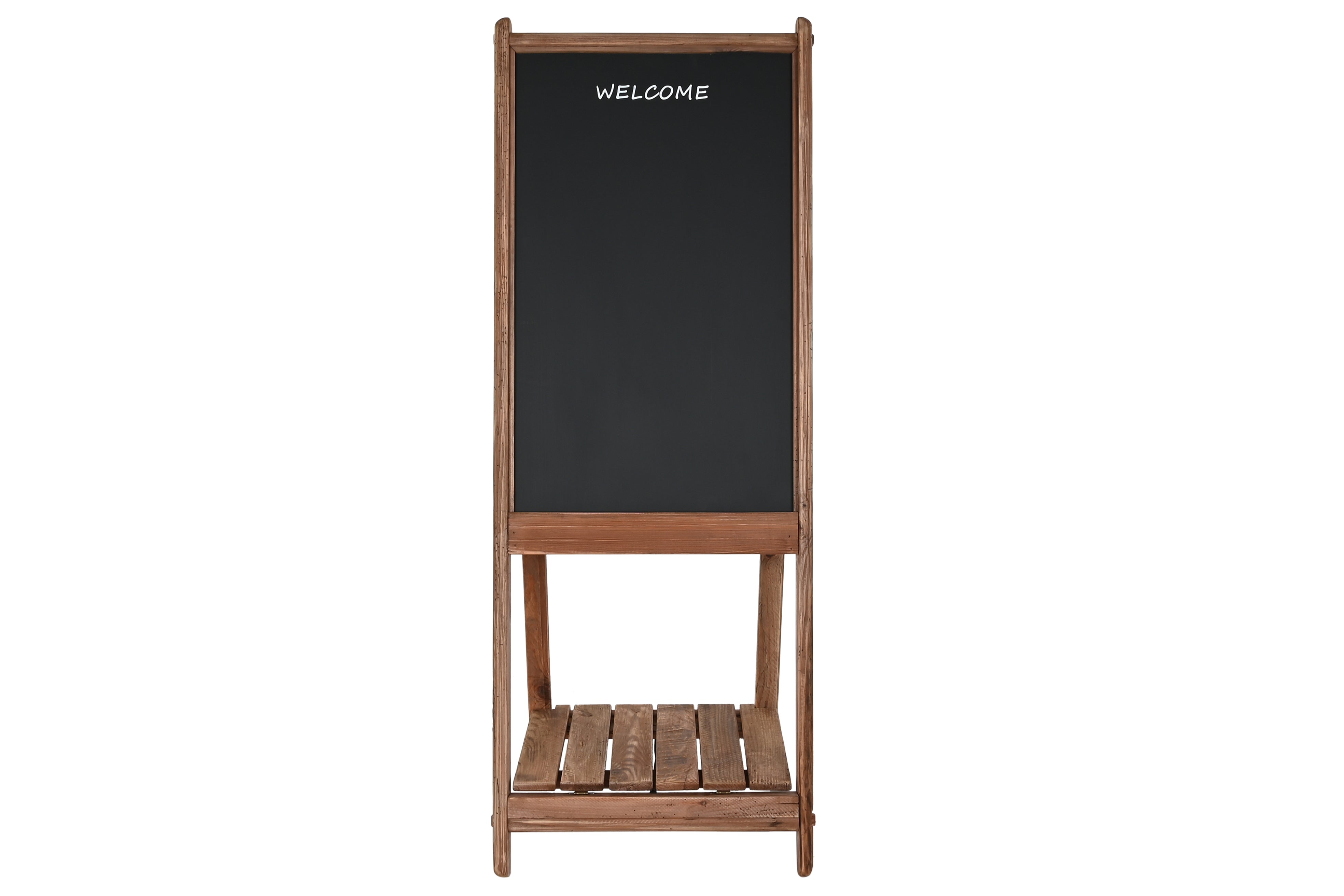 Lavagna in legno riciclato 62x50x165cm