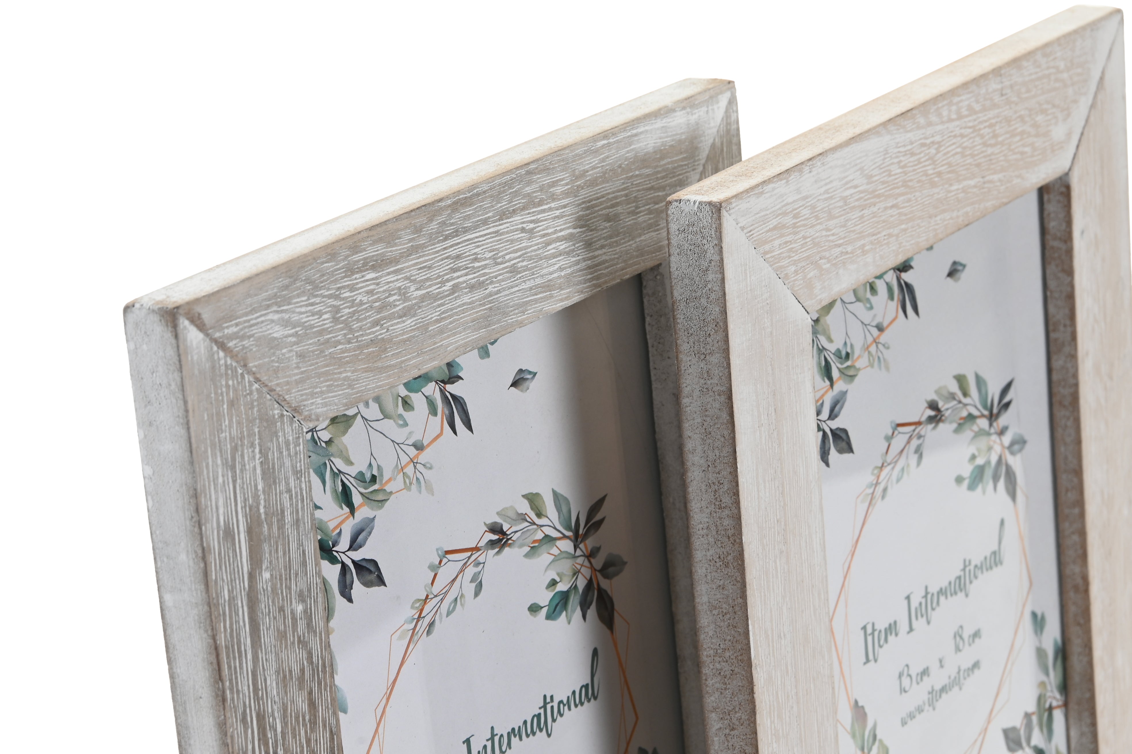 Cornice foto 13x18cm in mdf e cristallo 18x1,5x23cm in 2 modelli assortiti