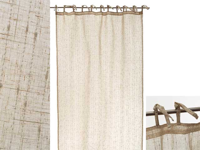 linea cortina tenda 140x260cm beige 48671