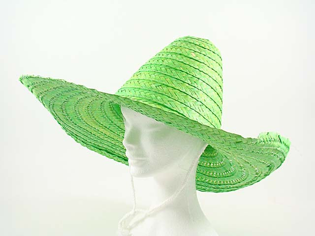 Sombrero messicano 50cm verde 13410