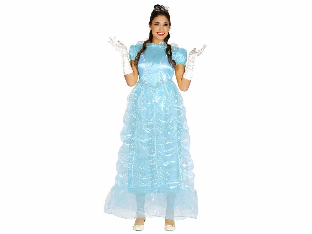Costume da principessa cigno donna regina dei ghiacci frozen taglia m