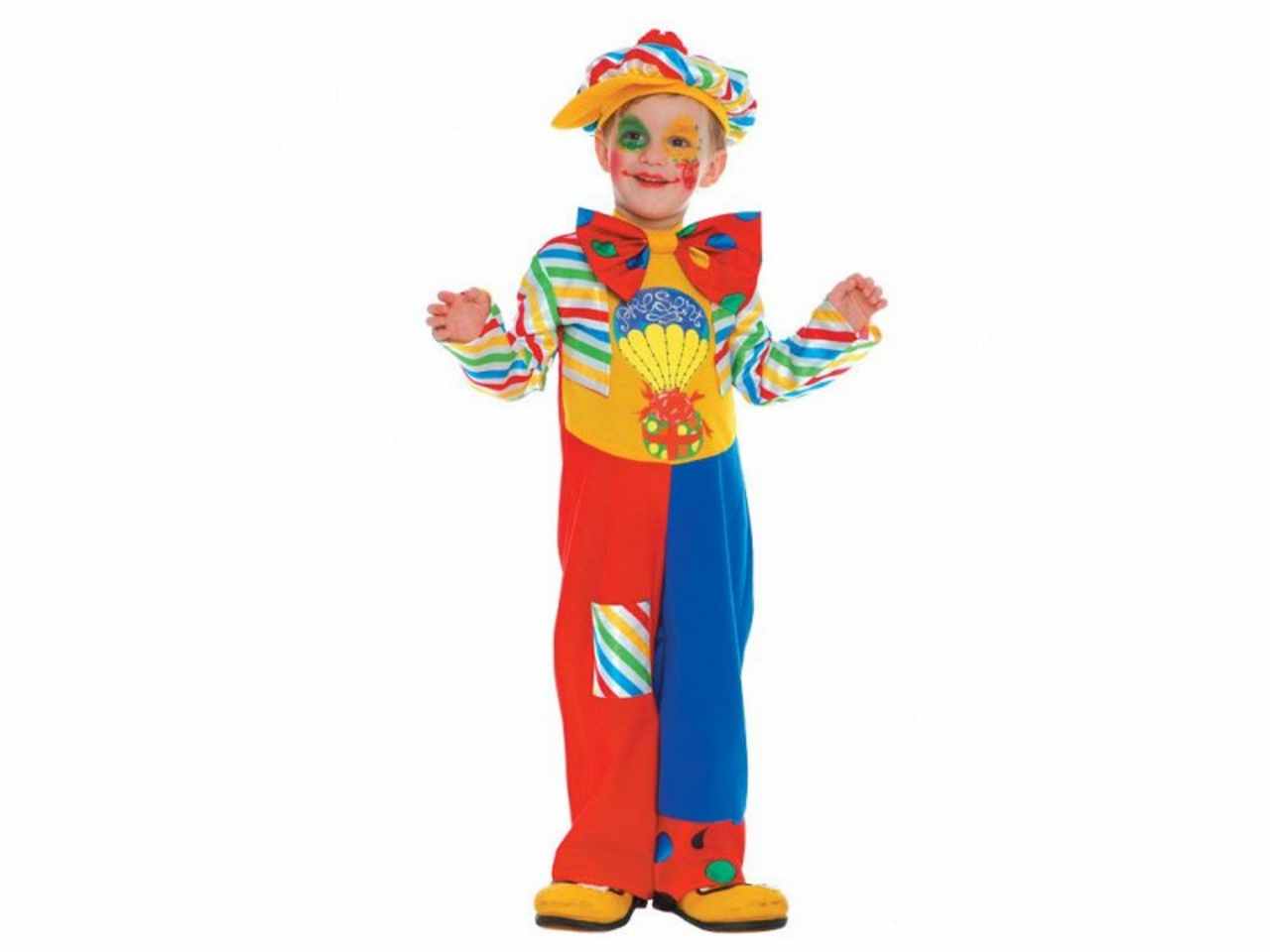 Costume da clown per bambino taglia 4-6 anni