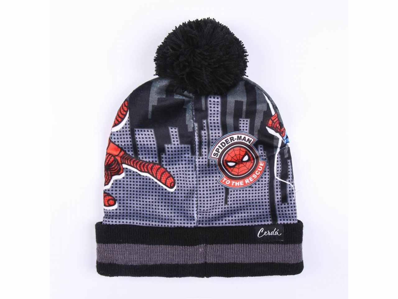 Spiderman cappello con guanti e scaldacollo