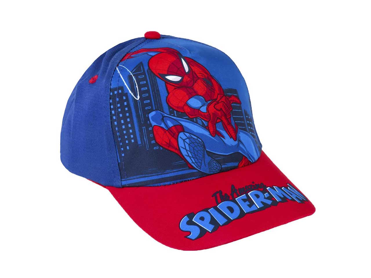 Spiderman cappello con visiera e occhiali da sole