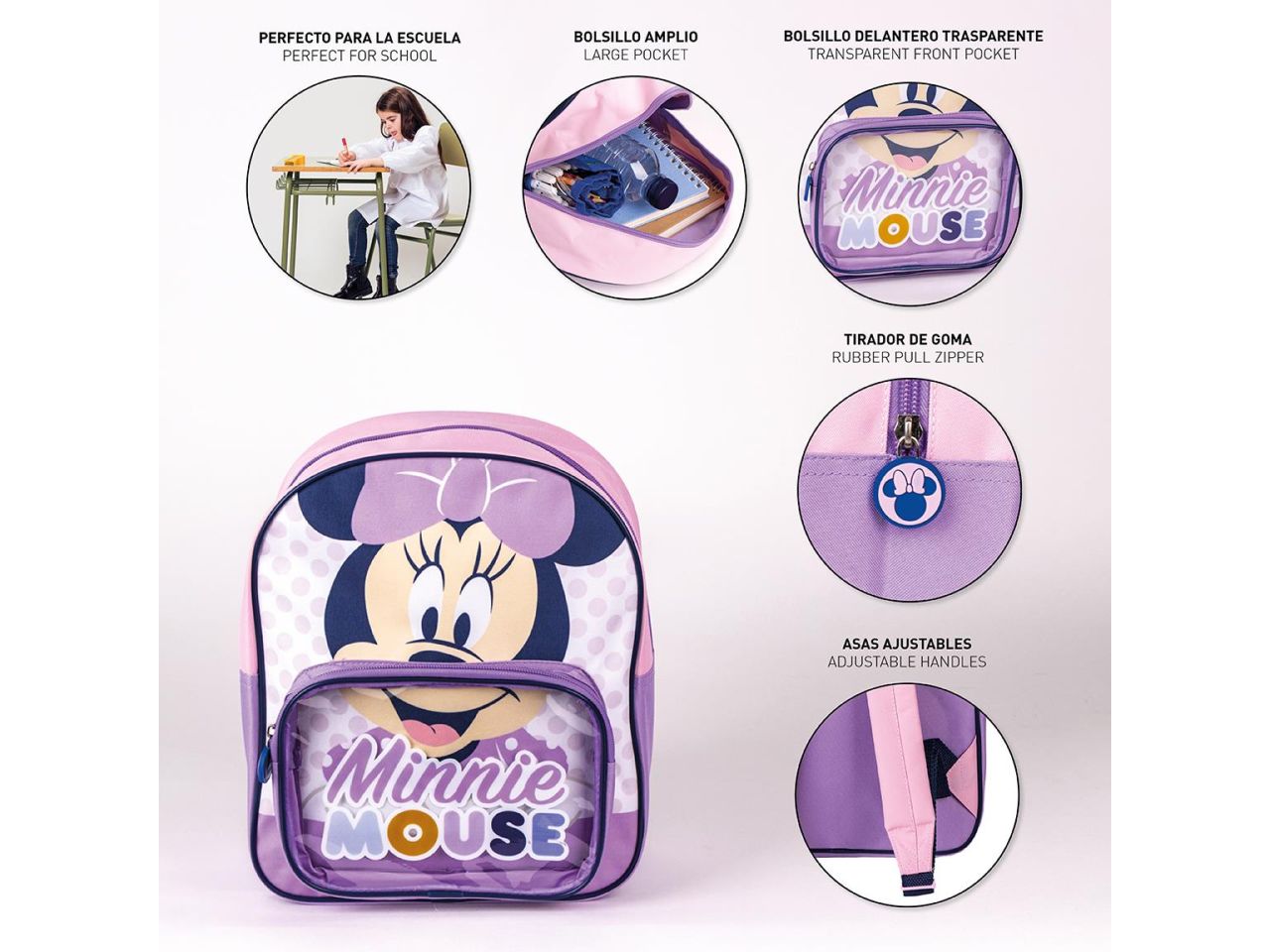 Zaino per bambini o minnie