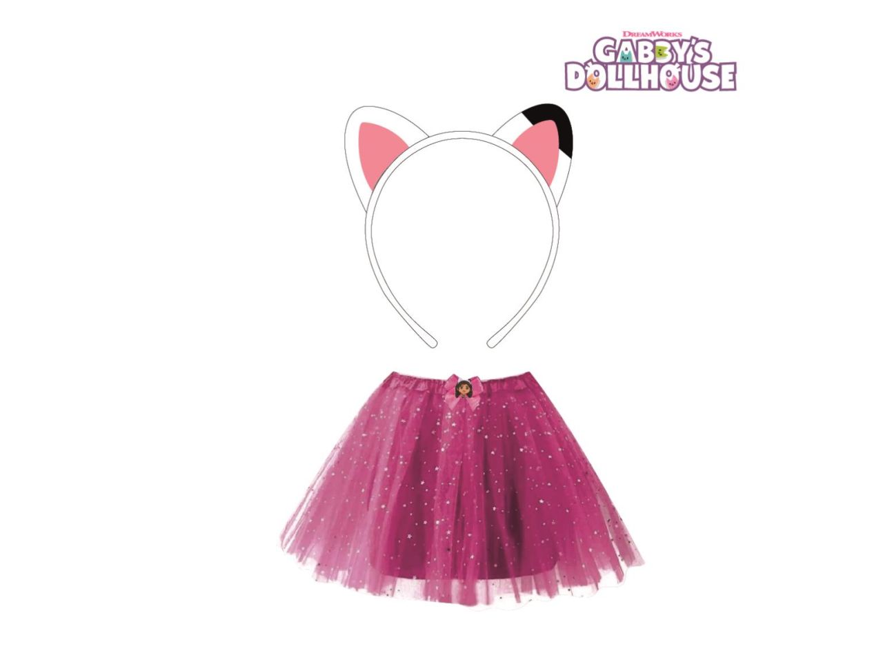 Gabby set travestimento - la confezione comprende tutu' e cerchietto