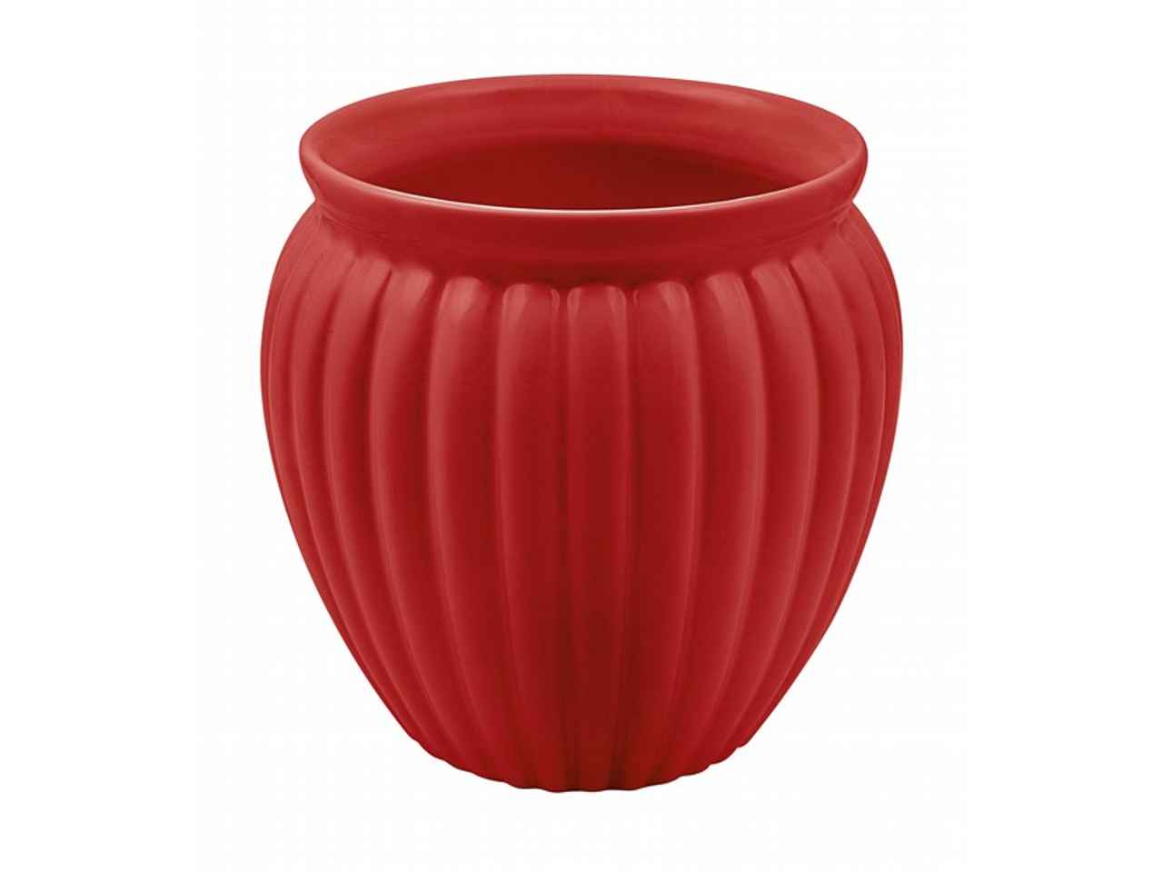 Vaso ceramica h140xd125 rosso vs-02-ro
