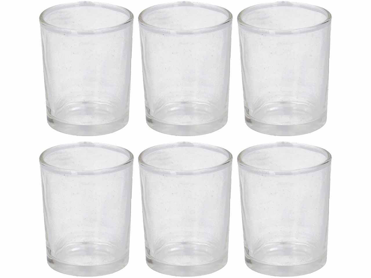 Alpina bicchierini da aperitivo in vetro 6 pezzi 100ml 6x5x5cm