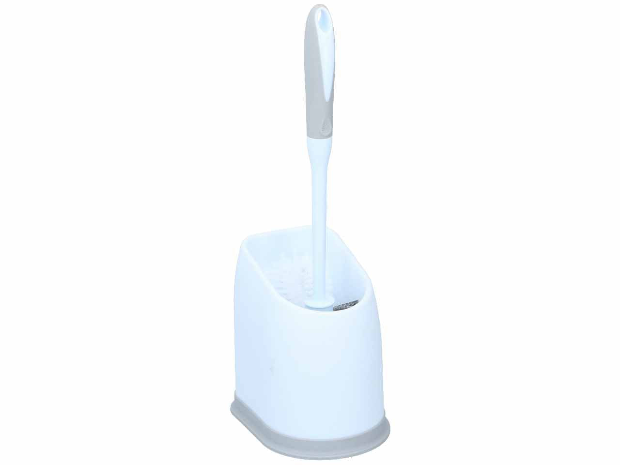 Alpina scopino per wc con supporto in polipropilene e gomma termoplastica 16x12x39,5cm