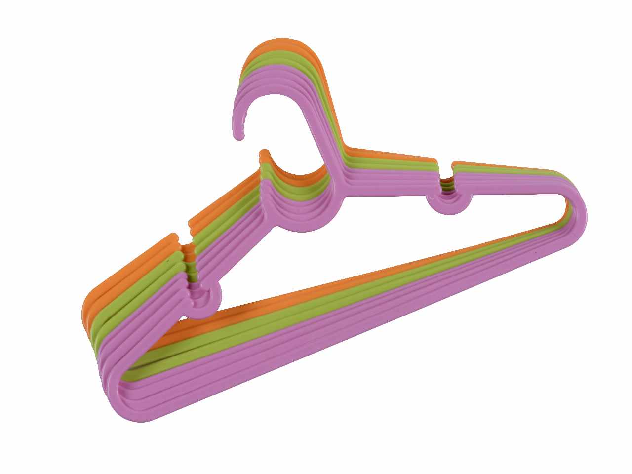 Appendiabiti per bambini 8 pezzi in polipropilene 29,5x15cm