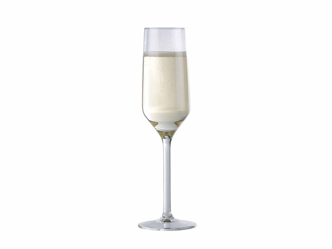 Alpina calici in vetro 6 pezzi da champagne 22cl 23x5,6x5,6cm