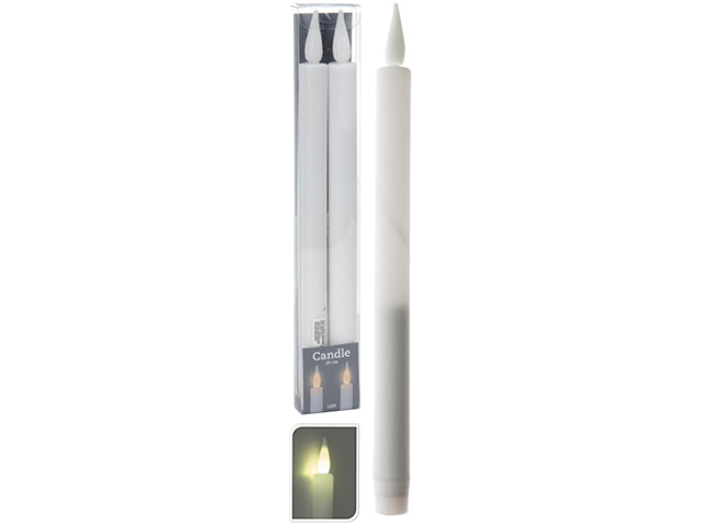 Candela con led 29cm 2 pezzi xx8781350