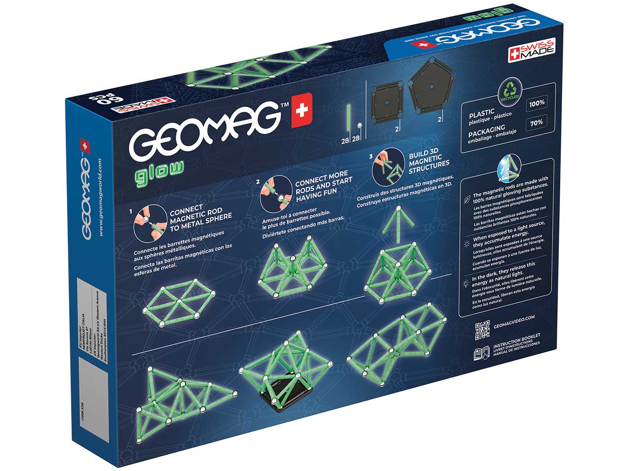 Glow recycled 60 pezzi 338