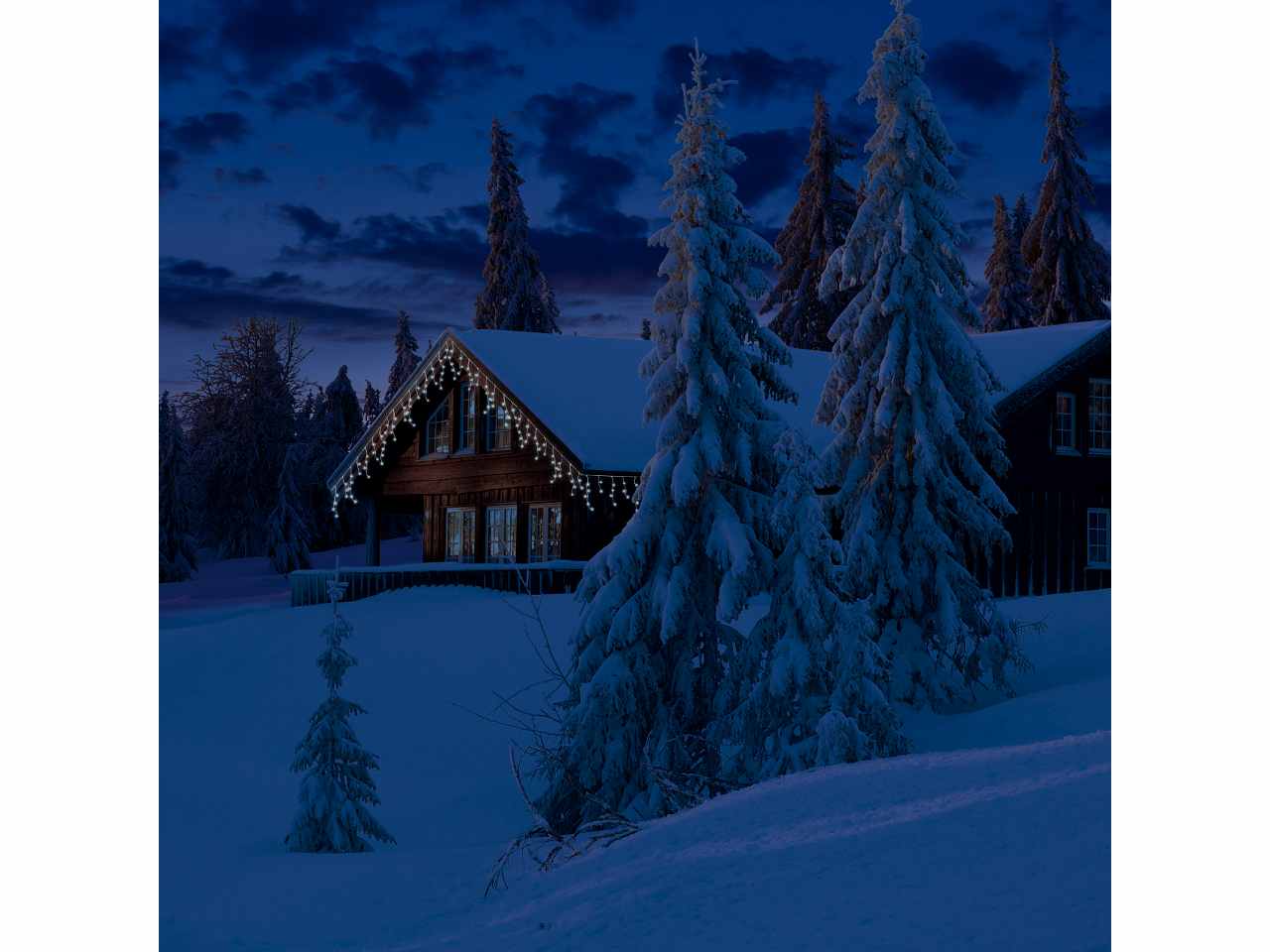 Tenda 490led bianco freddo 20metri con 8 funzioni uso esterno
