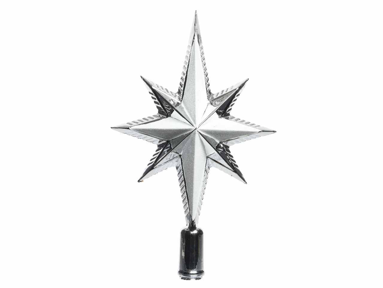 Puntale 6.50x14.50xh25.50cm argento