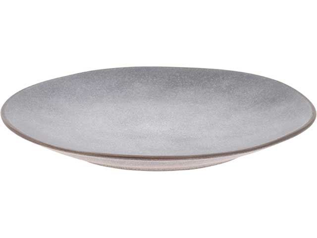 piatto ceramica 21cm pietra q87000040