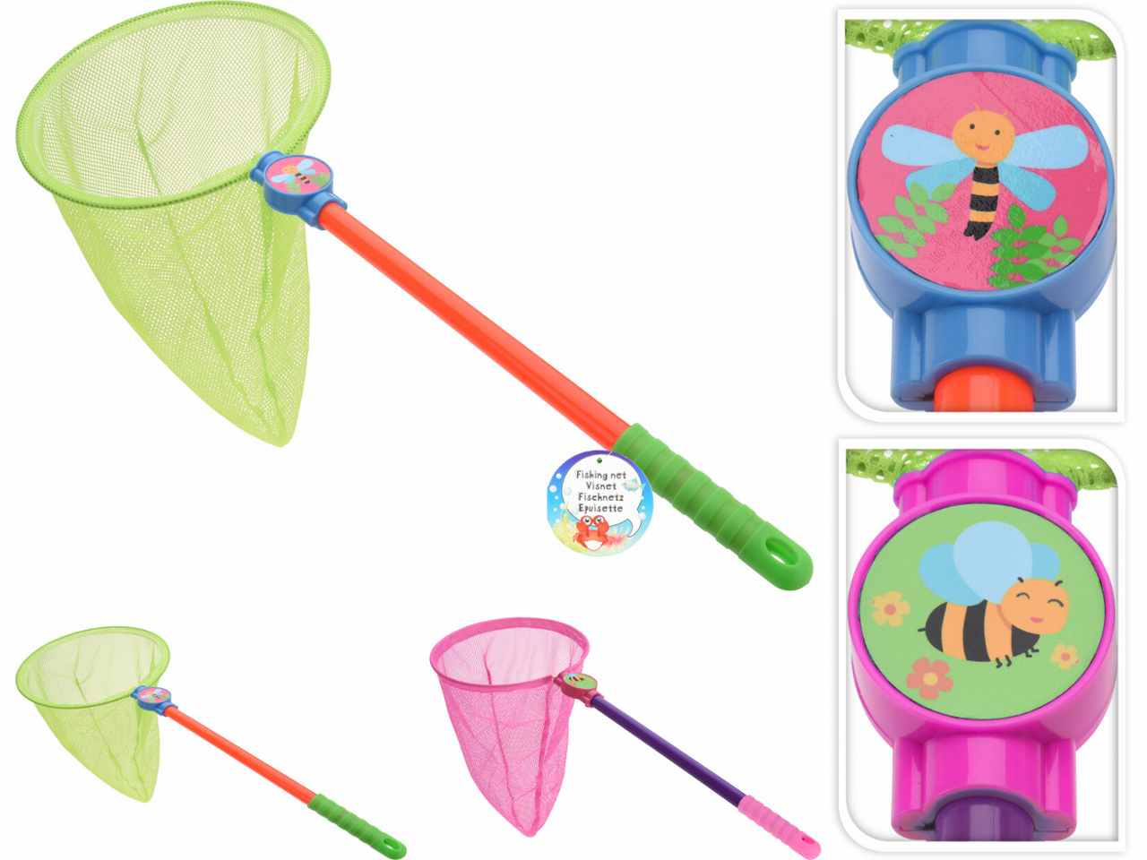 Retino da pesca bimbi 2 colori 60cm