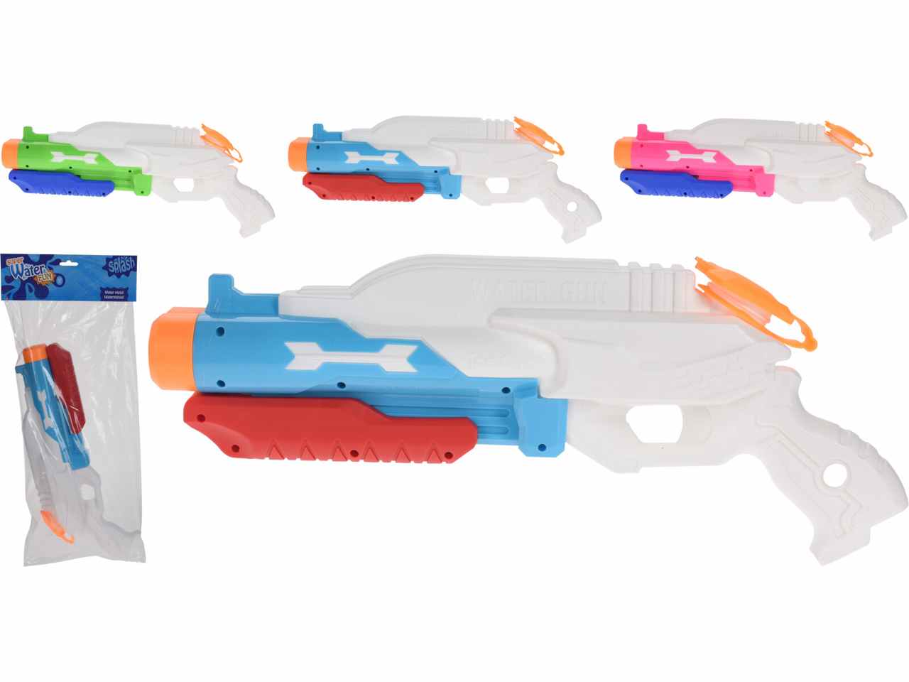 Fucile ad acqua 3 colori 43cm