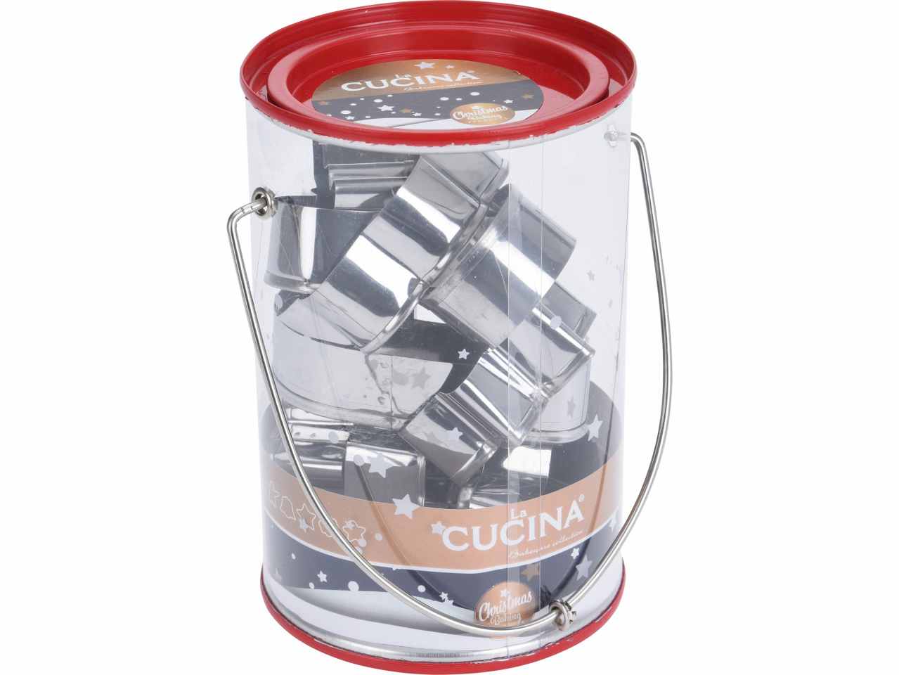 Forme biscotti inox xmas 10 pezzi